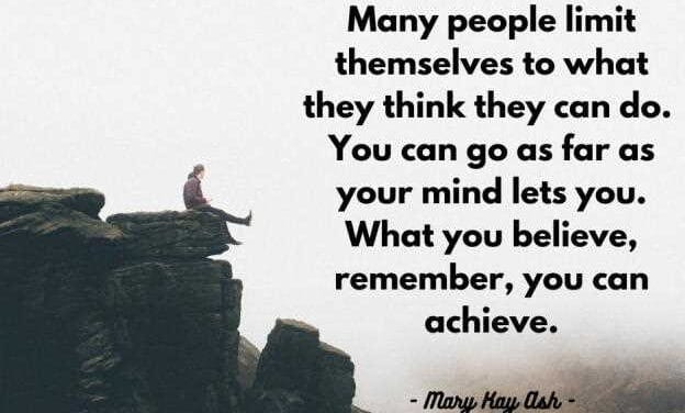 Don’t limit yourself