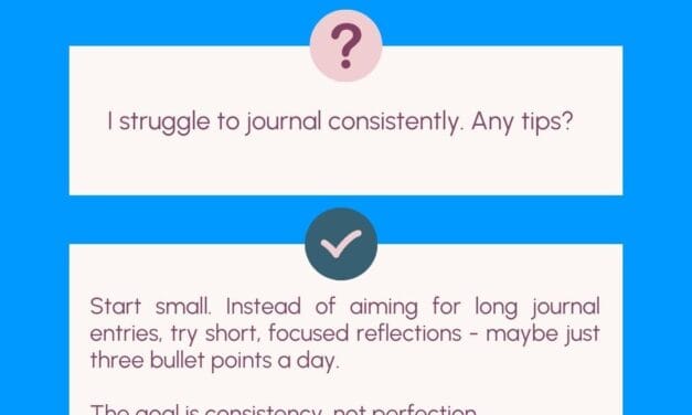 Journaling: Consistency Over Perfection